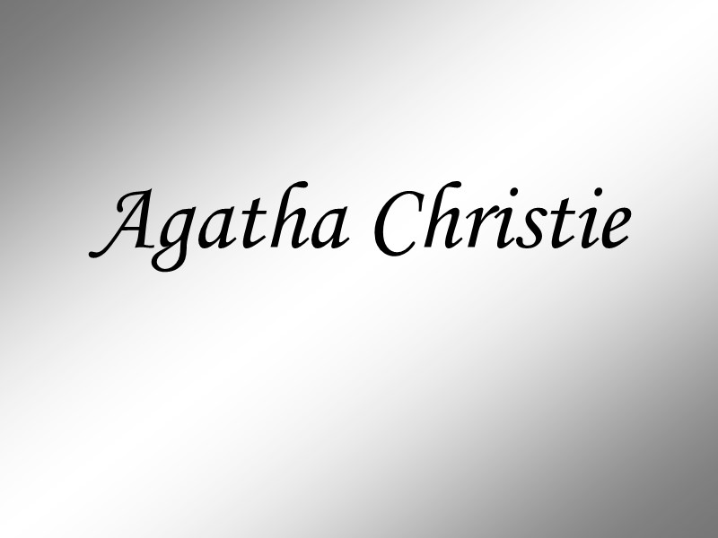 Agatha Christie